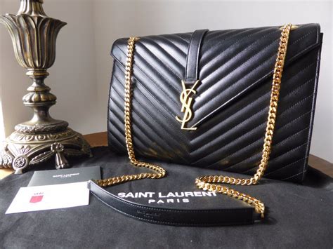 ysl envelope large bag in mix matelasse|Saint Laurent.